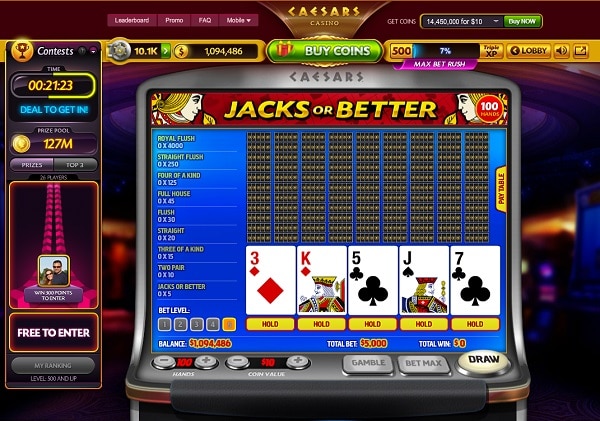 how do you play video poker