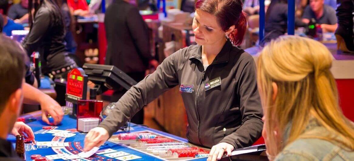 blackjack tables