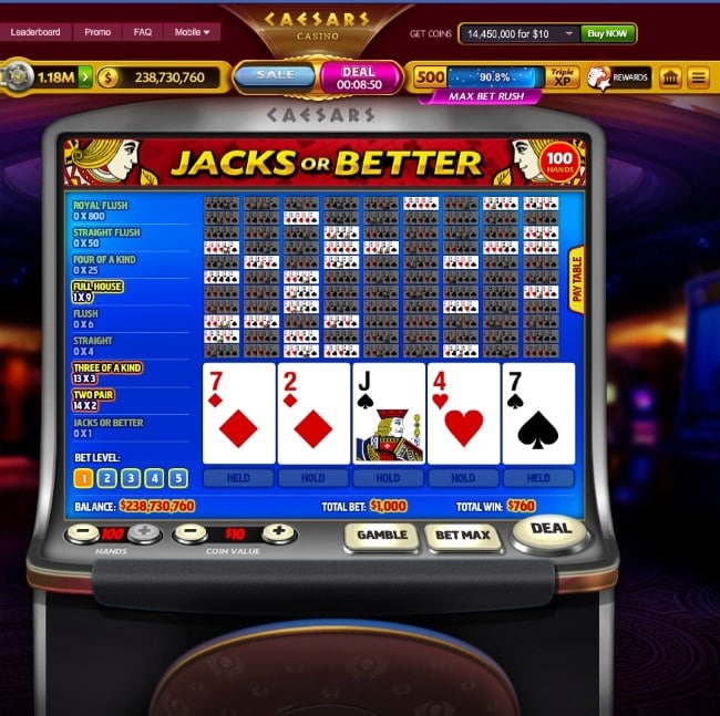video poker slots free download